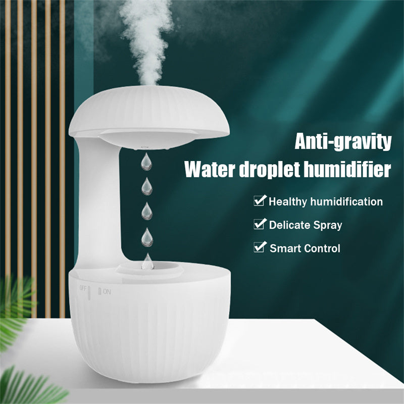 Anti-gravity Air Humidifier Mute Countercurrent Humidifier Levitating Water Drops Cool Mist Maker Fogger Relieve Fatigue