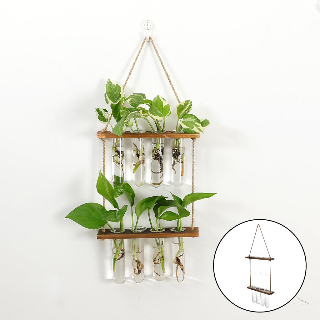 Wall Hanging Terrarium Flower Glass Planter Propagator for Plant Garden