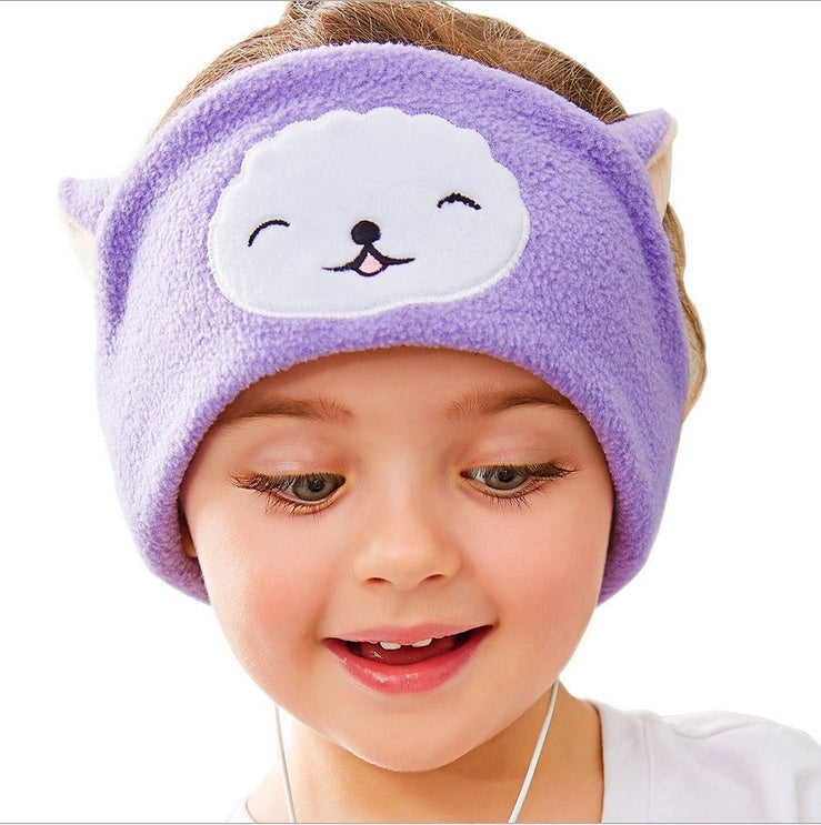 Cartoon Headband Sleep Ear Protection Music Headphones